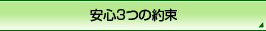 安心３つの約束